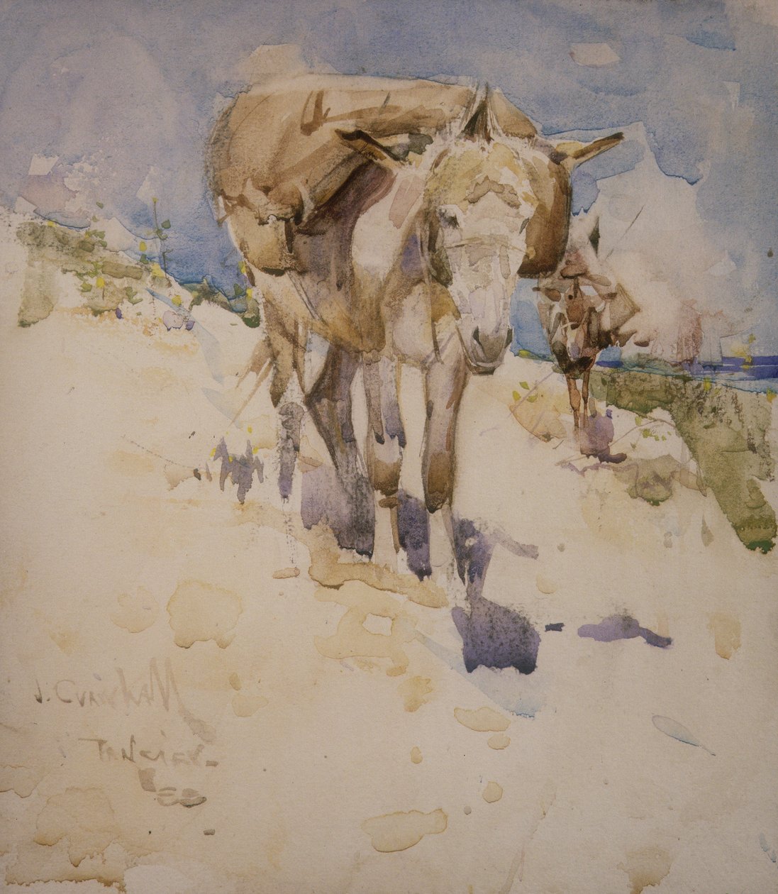 Tanger (wc na papíře) od Joseph Crawhall