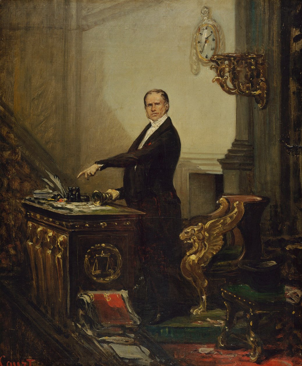 Portrét André Dupina 1783-1865, c. 1850. od Joseph Desire Court
