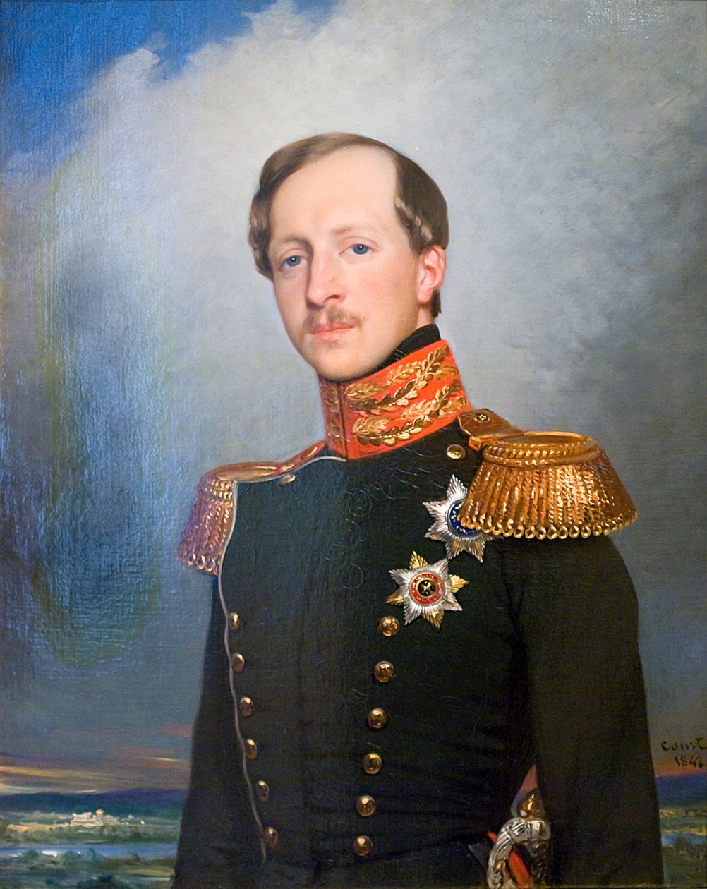 Portrét vévody Petra z Oldenburgu, 1842. od Joseph Desire Court