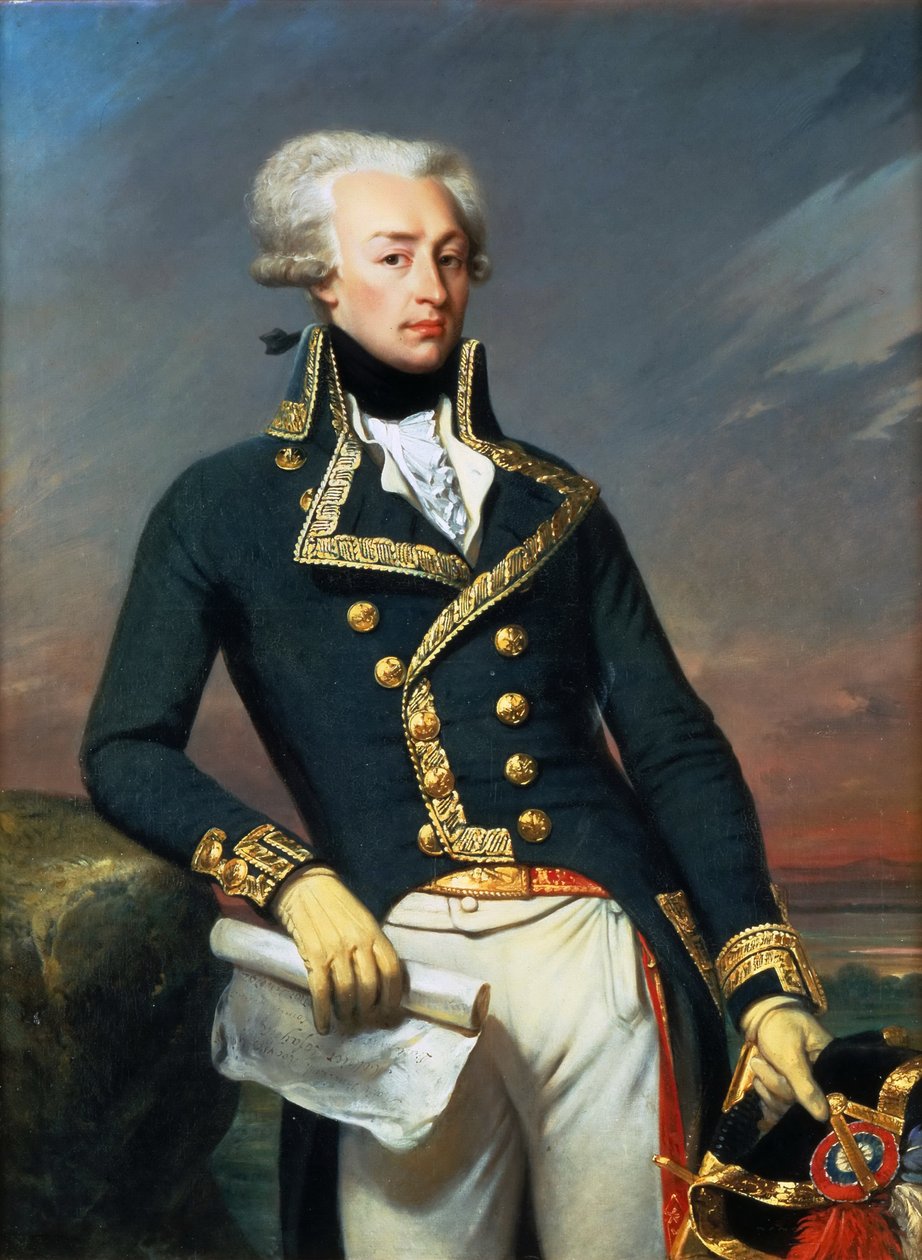 Portrét Gilberta Motiera markýze De La Fayette 1757-1834, jako generálporučík, 1791 od Joseph Desire Court