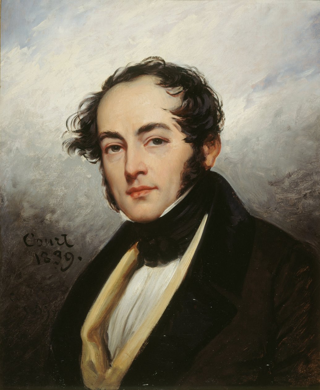 Portrét Paula de Kocka 1793-1871, 1839. od Joseph Desire Court