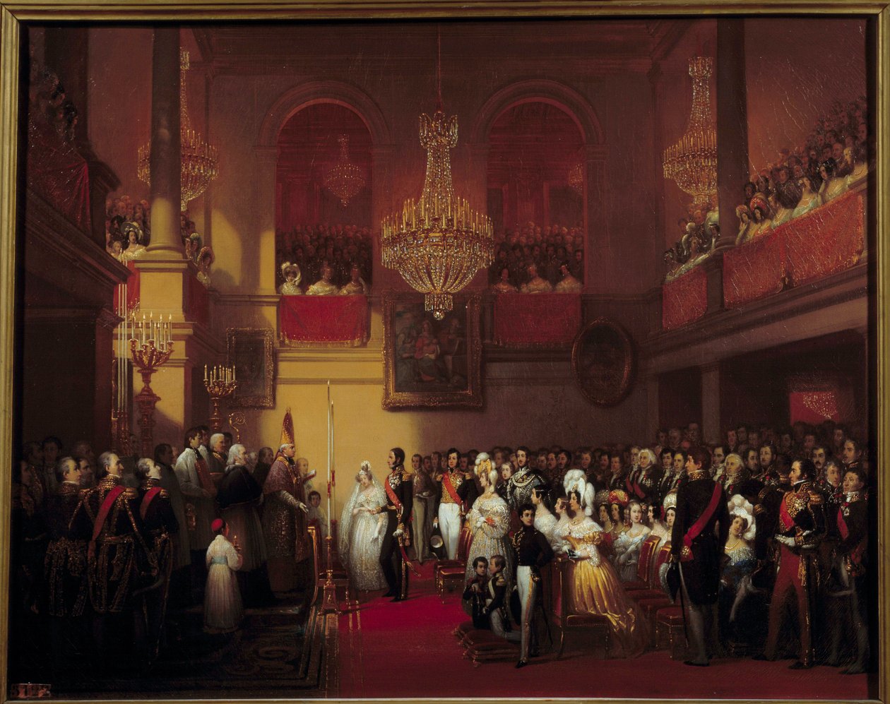 Svatba belgického krále Leopolda I. s princeznou Louise d