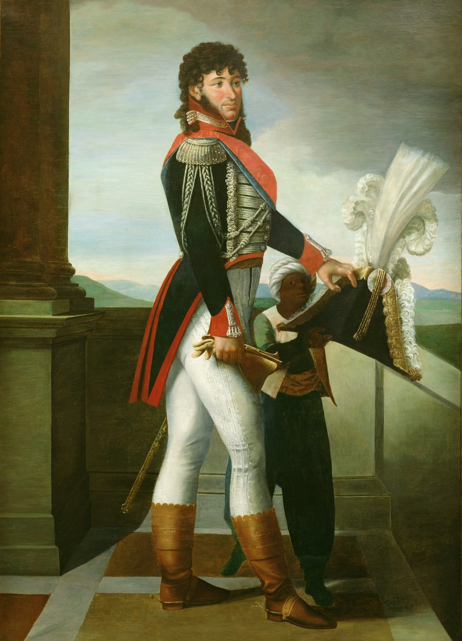 Joachim Murat (1767-1815) v uniformě plukovníka gardy, 1813 od Joseph Dionysius Odevaere