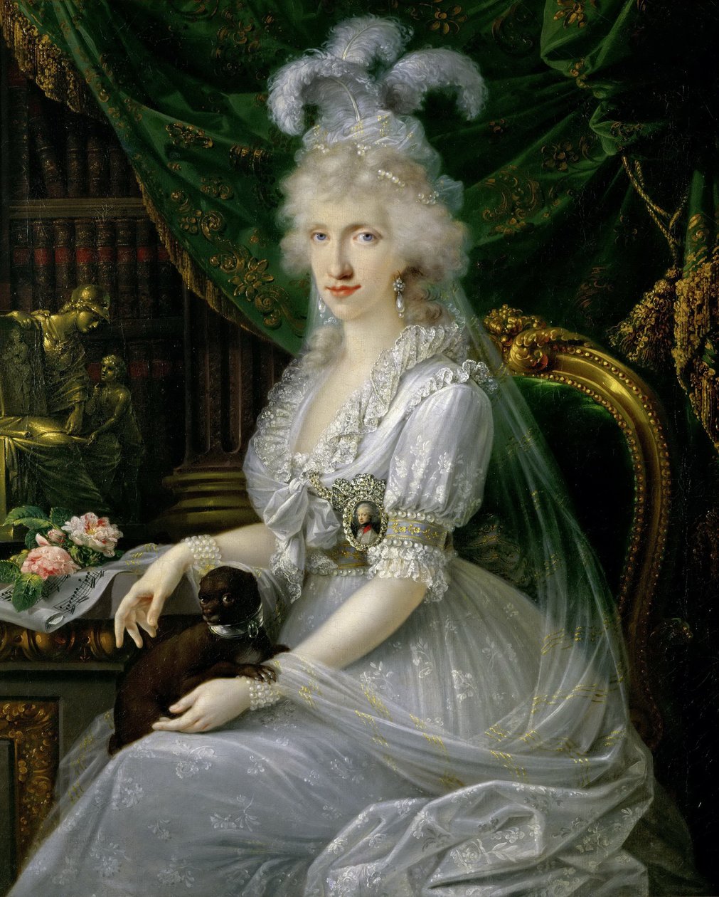 Princezna Luisa Maria z Neapole a Sicílie 1773-1802, 1797 od Joseph Dorffmeister
