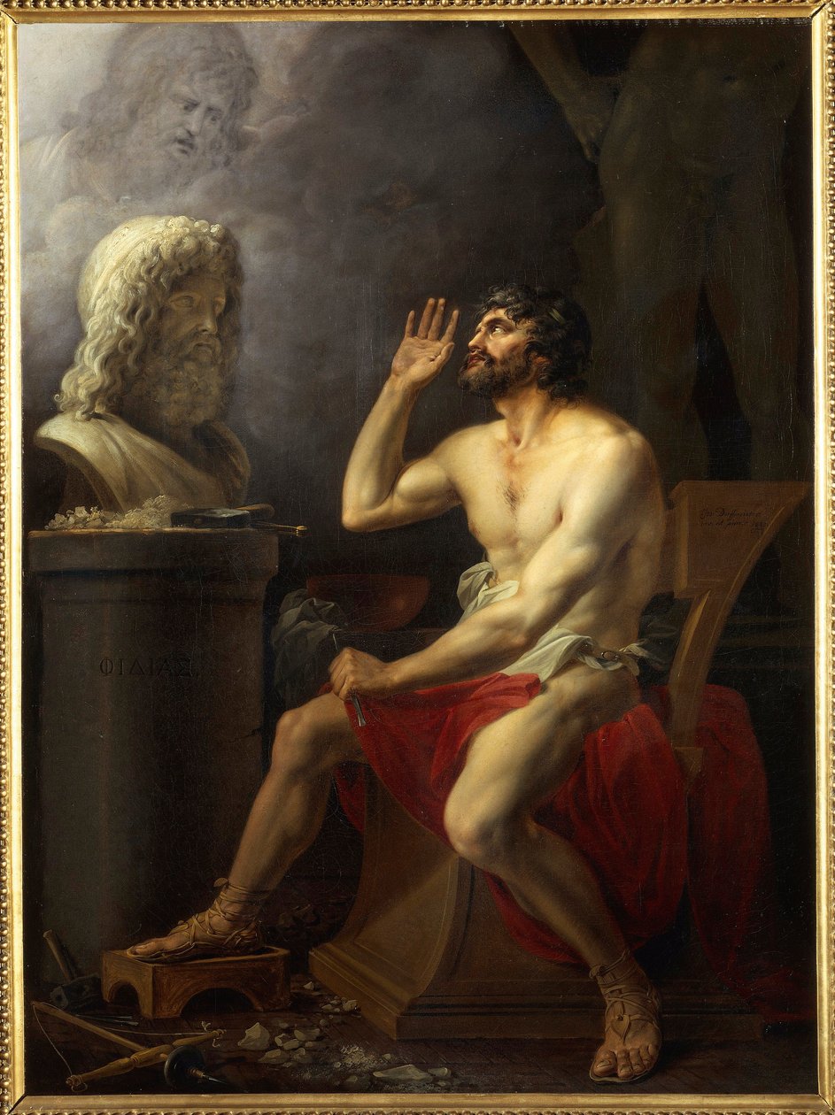 Řecký sochař Phidias od Joseph Dorffmeister
