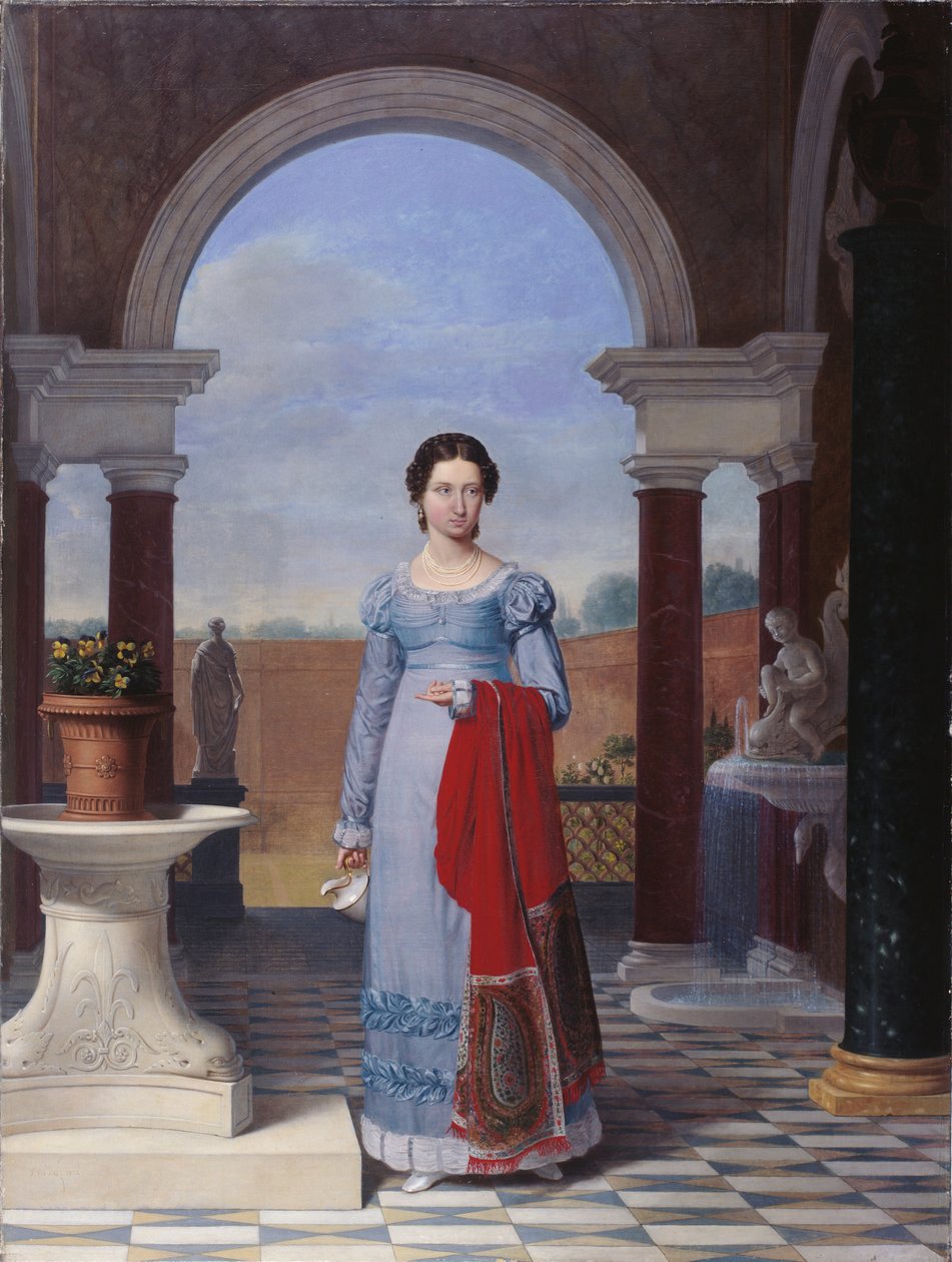 Portrét paní Colette Versavel, manželky lékaře Isaaca Josepha De Meyera od Joseph Ducq