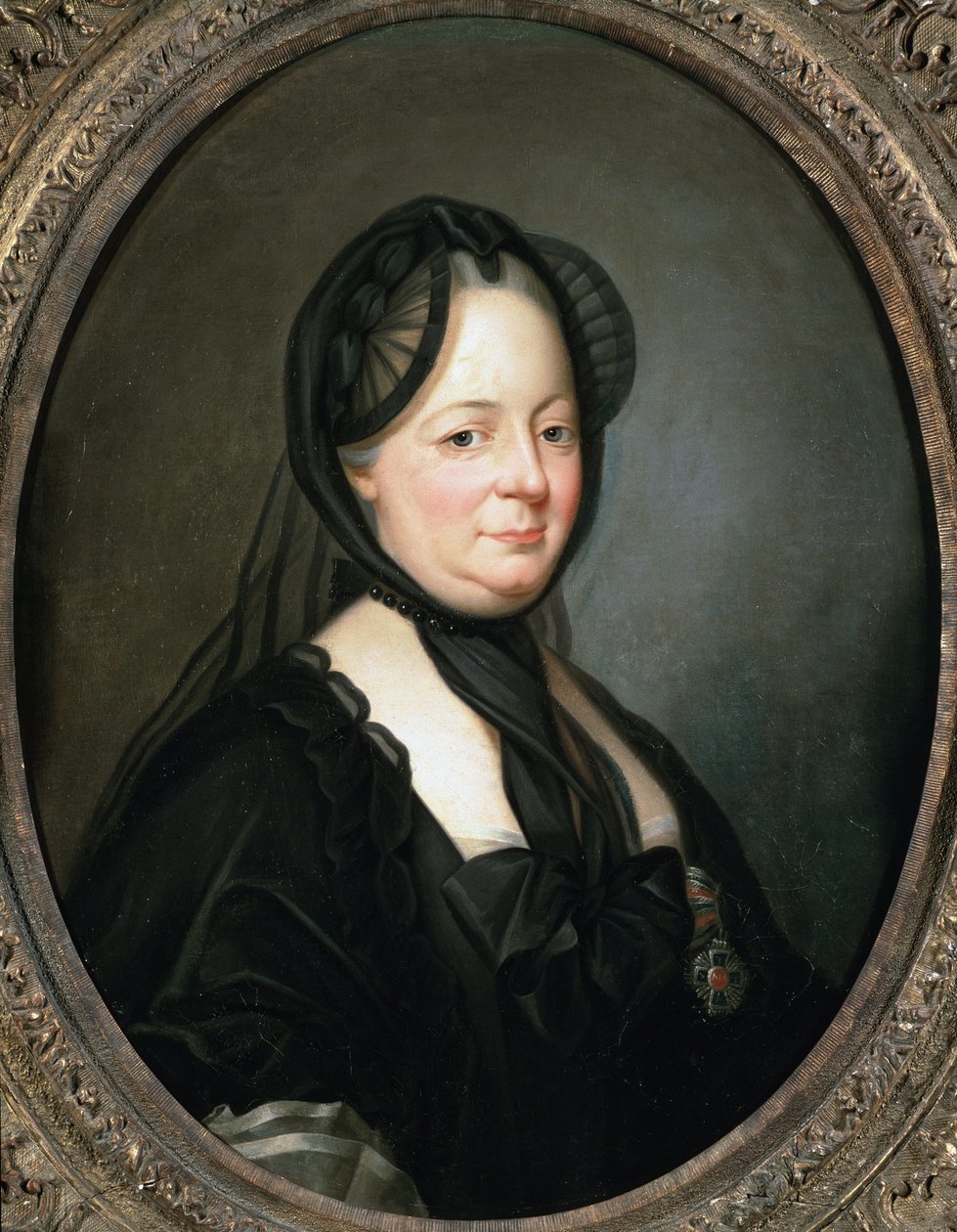 Portrét Marie Terezie Rakouské, císařovny a královny uher a bohémy (olej na plátně od Joseph Ducreux