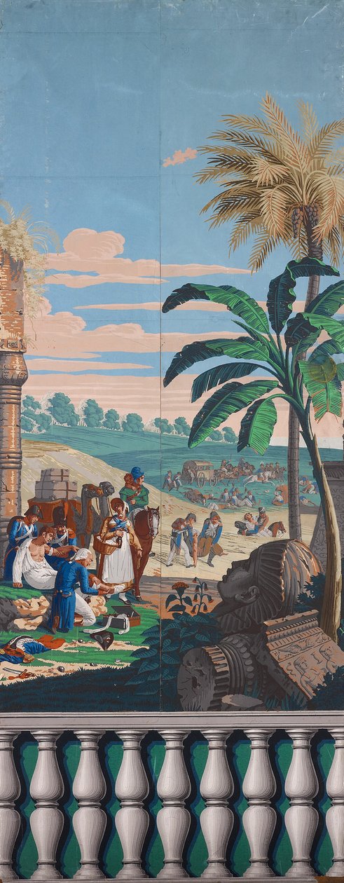 Scénická tapeta: Bitva o Heliopolis od Joseph Dufour