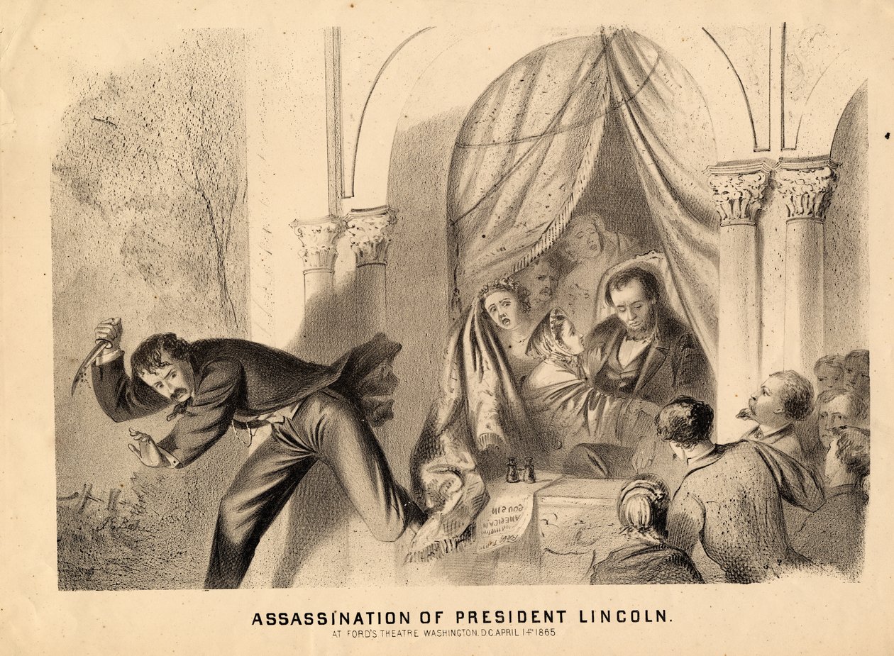 Atentát na prezidenta Lincolna, 1865 od Joseph E. Baker