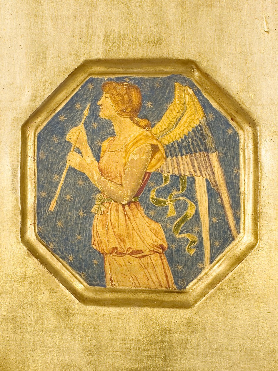 Anděl se šípem, detail z Crystofore od Joseph Edward Southall