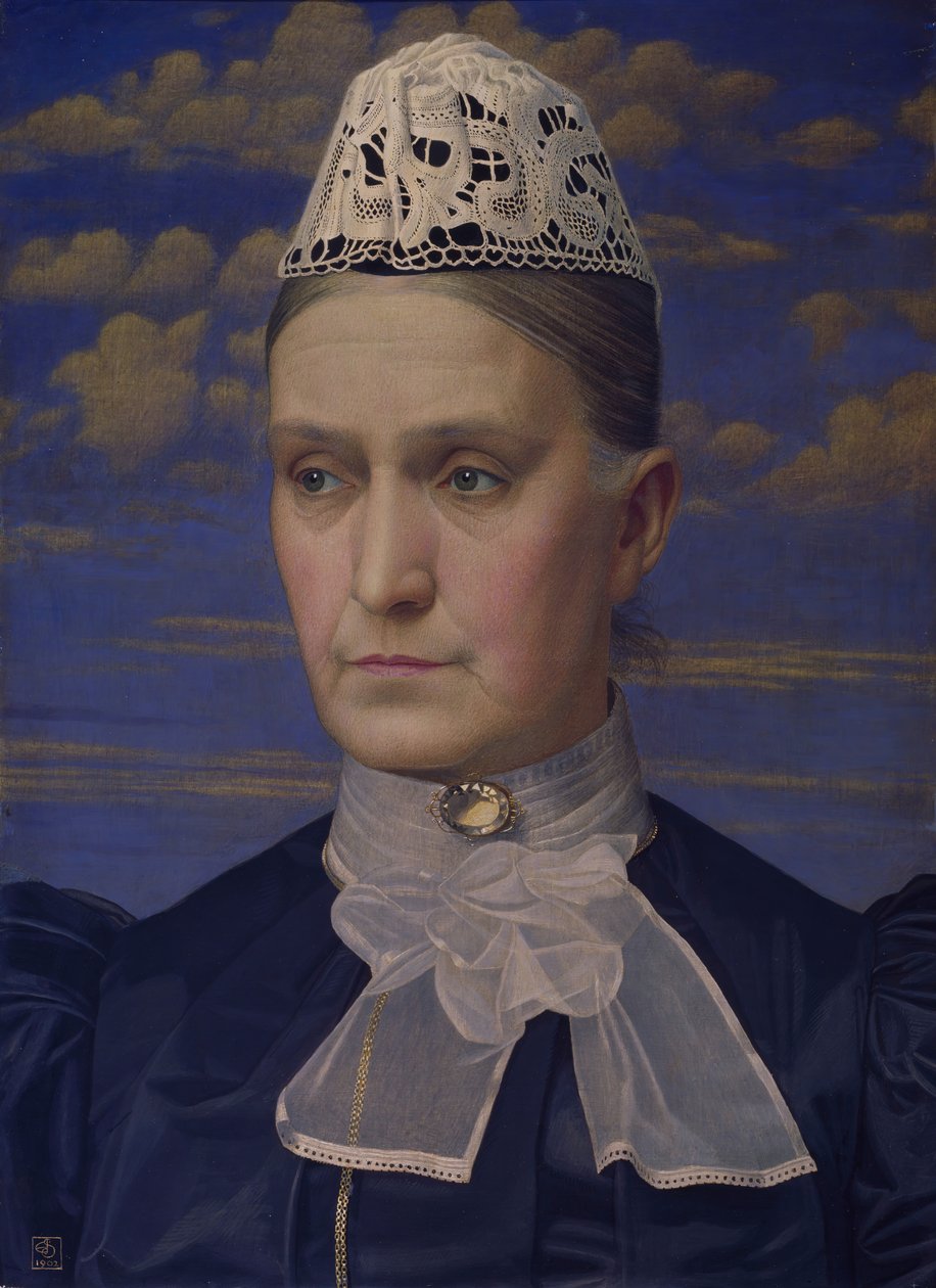 Portrét umělcovy matky, 1902. od Joseph Edward Southall
