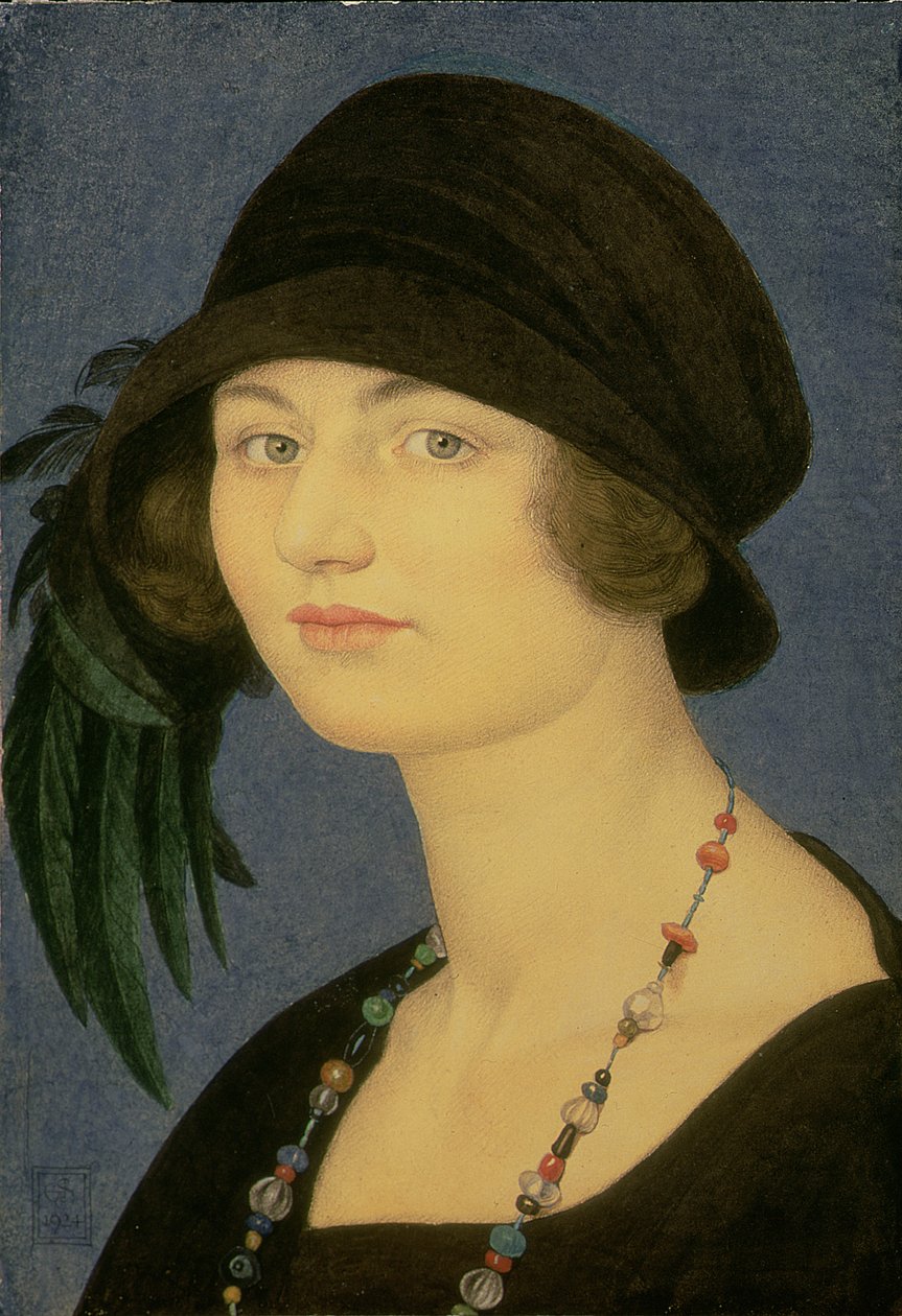 Portrét Jocelyne Verney Gaskin, 1924 od Joseph Edward Southall