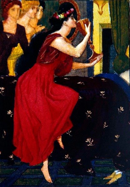 Sigismonda nebo Gismonda, studie od Joseph Edward Southall