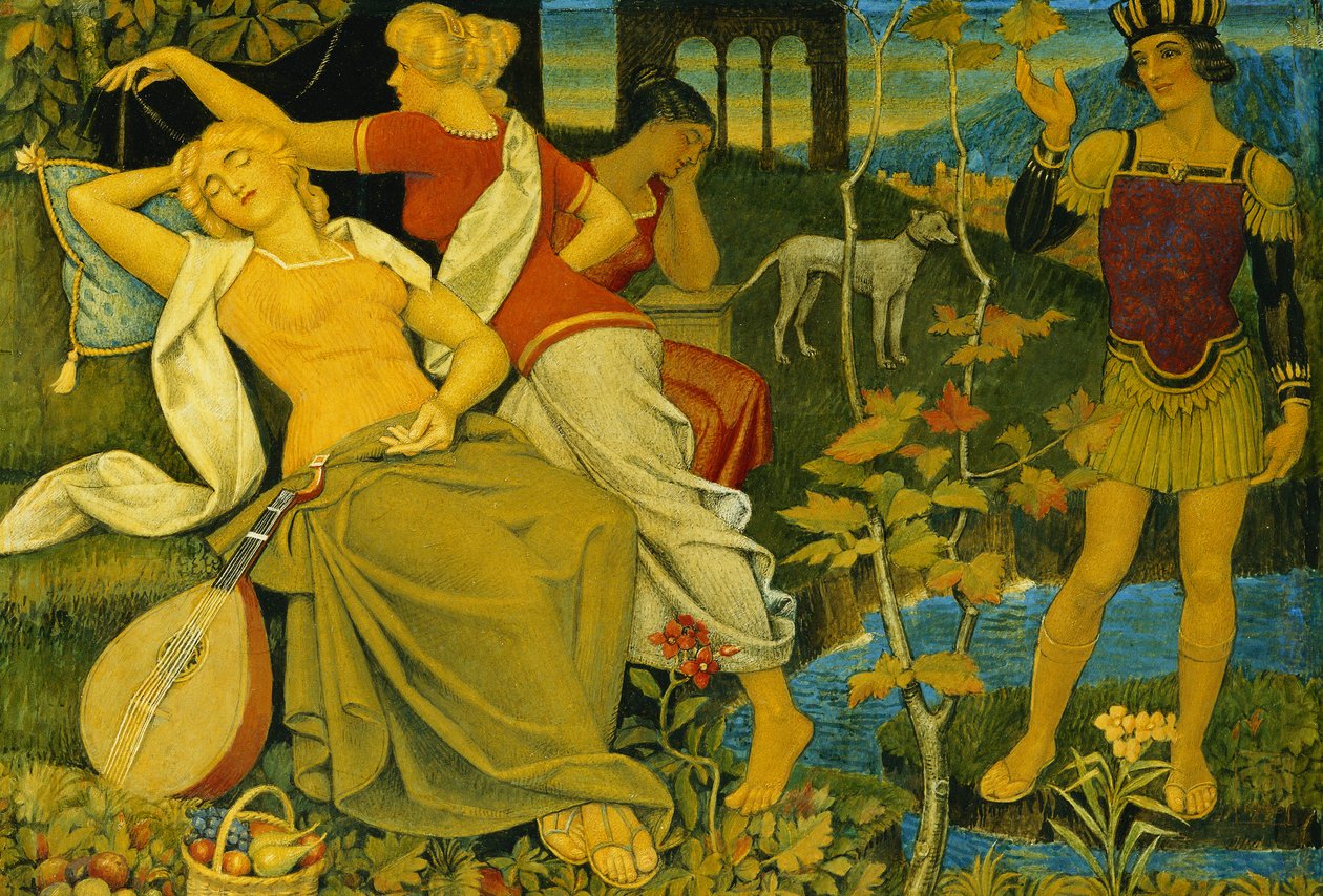 Šípkové Růženky od Joseph Edward Southall