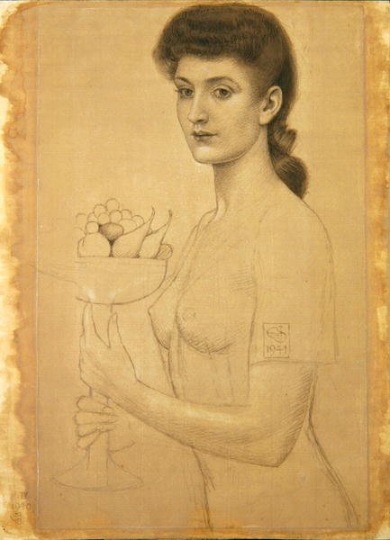 Studie na mísu ovoce od Joseph Edward Southall