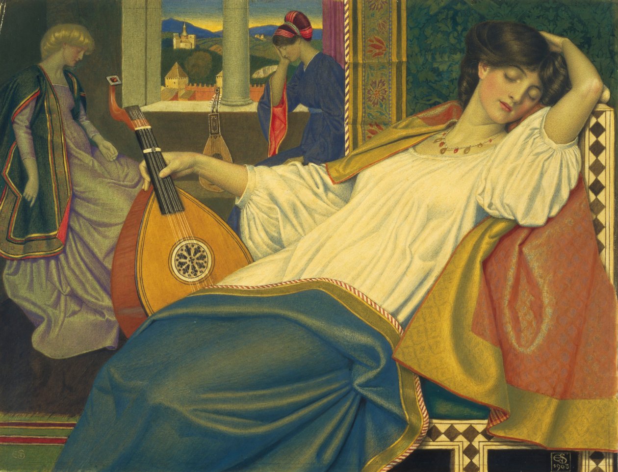 Šípková Růženka, 1908 od Joseph Edward Southall