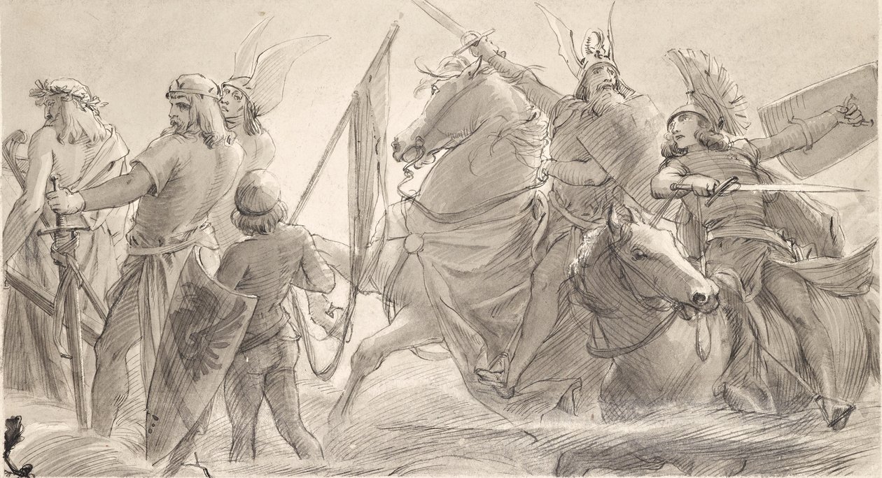 Teutoni jdou do boje od Joseph Eugen Hörwarter