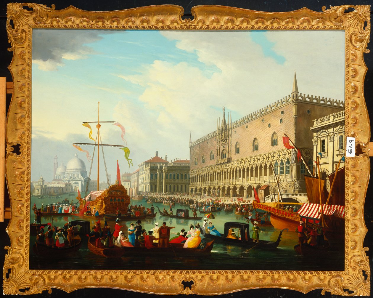 Bacino di San Marco, Benátky, s karnevalem od Joseph F. Ellis