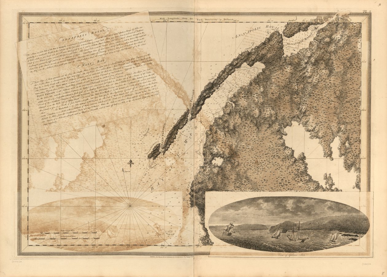 Atlantický Neptun, od Joseph F. W. Des Barres