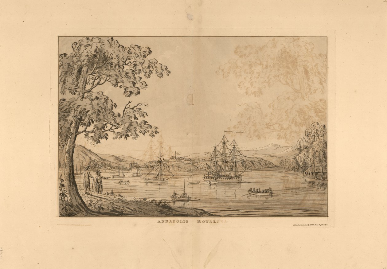 Atlantický Neptun, od Joseph F. W. Des Barres