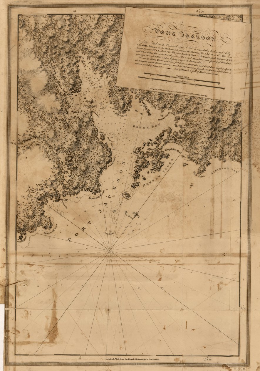 Atlantský Neptun, publikovaný pro potřeby Královského námořnictva Velké Británie, od Joseph F. W. Des Barres