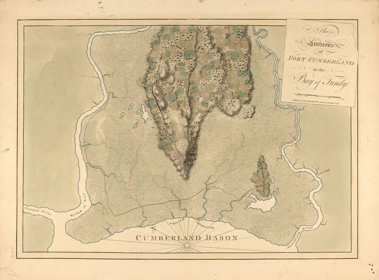 Atlantský Neptun, publikovaný pro potřeby Královského námořnictva Velké Británie od Joseph F. W. Des Barres