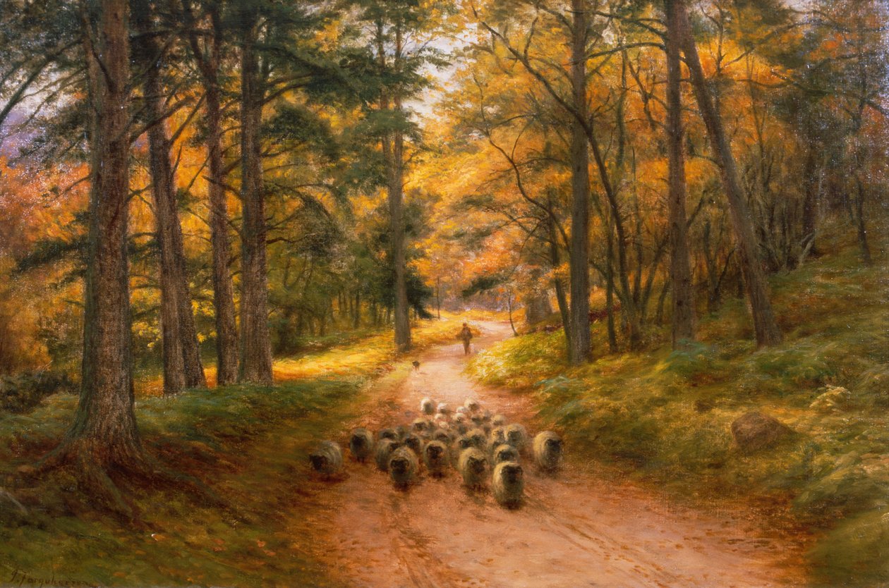 Homewards (olej na plátně) od Joseph Farquharson