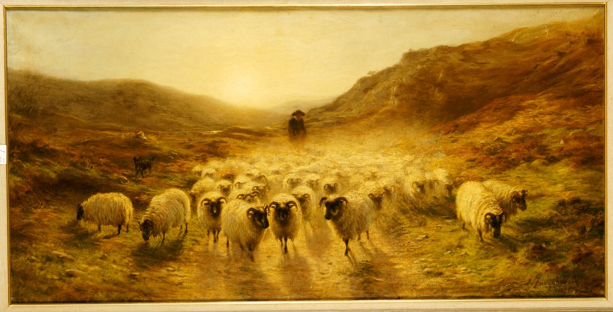 Leaving the Hills, 1874 od Joseph Farquharson