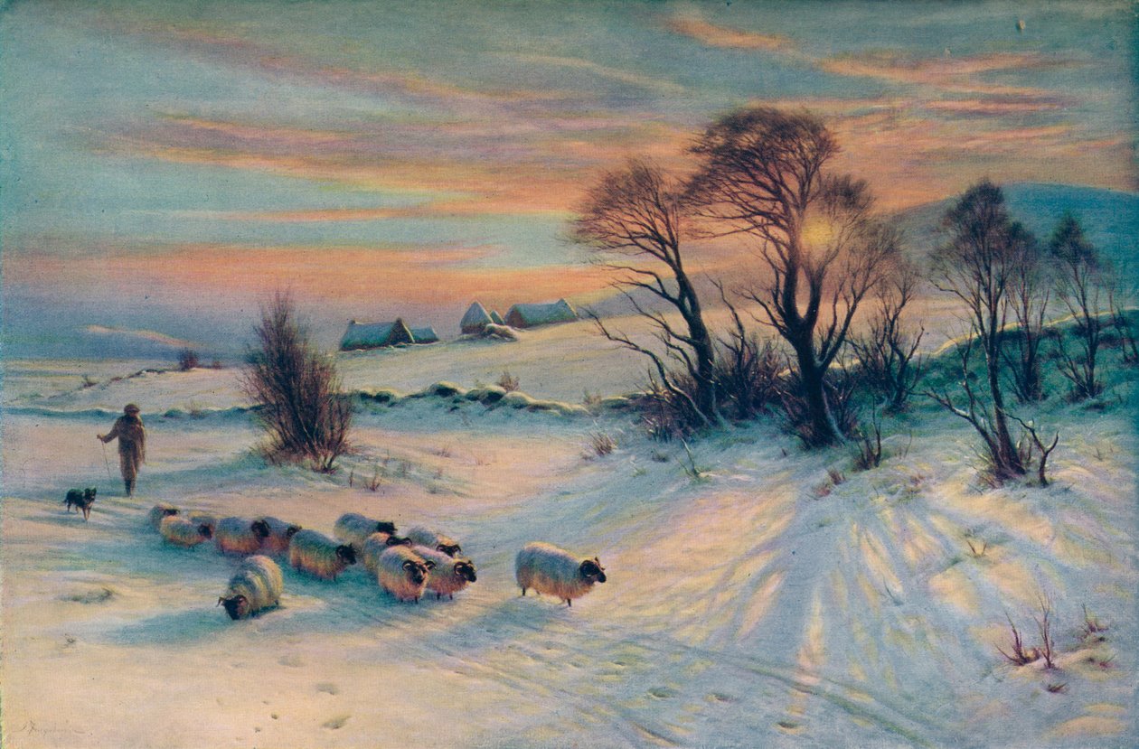 Zimní záře, 19. století, 1913 od Joseph Farquharson