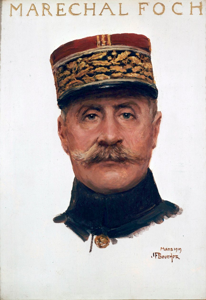 Portrét maršála Ferdinanda Focha od Joseph Felix Bouchor