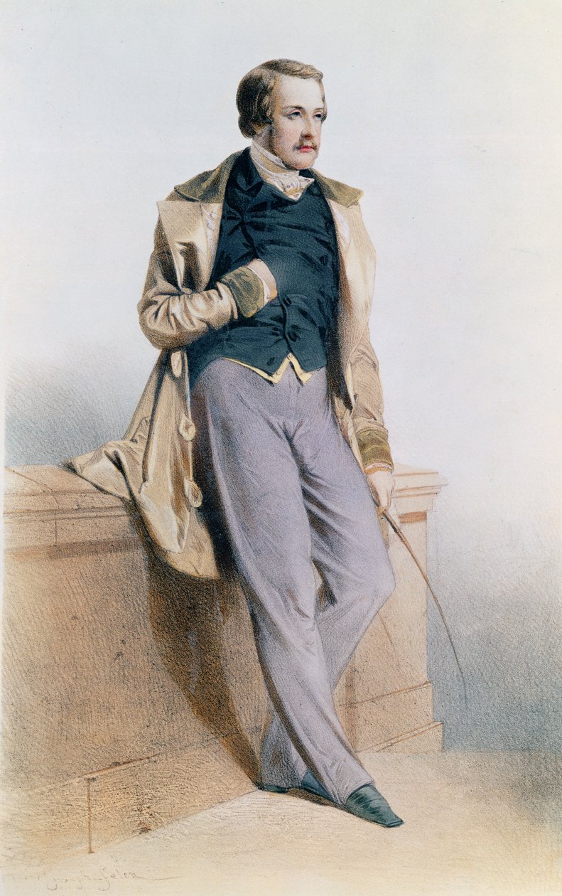 Henri Charles Ferdinand Marie Dieudonne z Francie, vévoda z Bordeaux, hrabě z Chambordu od Joseph Felon