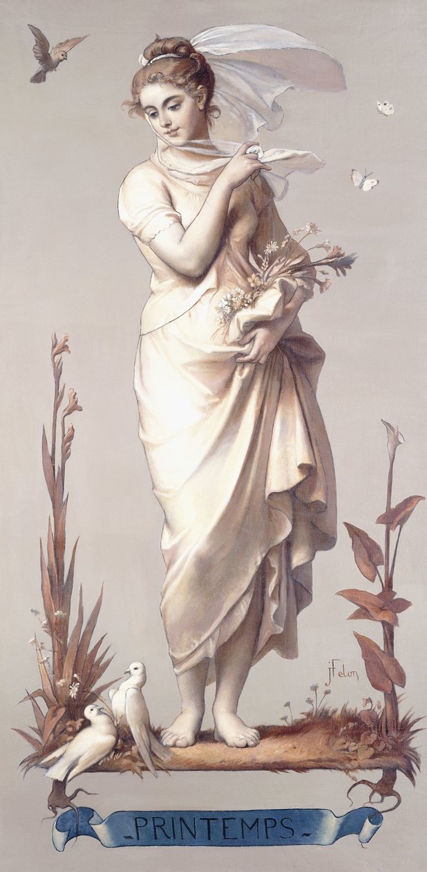Čtvero ročních období - jaro, 1873-74 od Joseph Felon