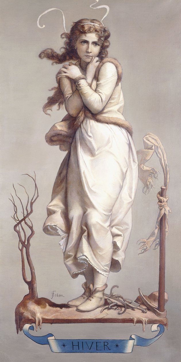 Čtvero ročních období - zima, 1873-74 od Joseph Felon