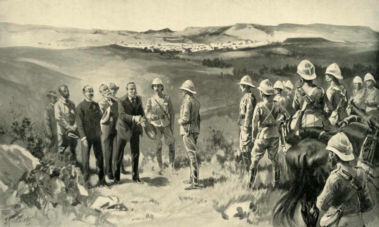 „Formální kapitulace Bloemfonteinu“, 1900. od Joseph Finnemore