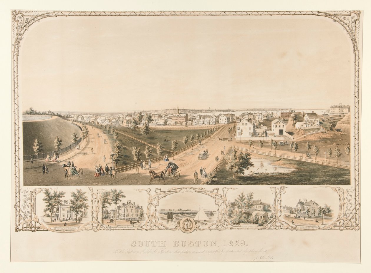 Jižní Boston, 1859 od Joseph Foxcroft Cole