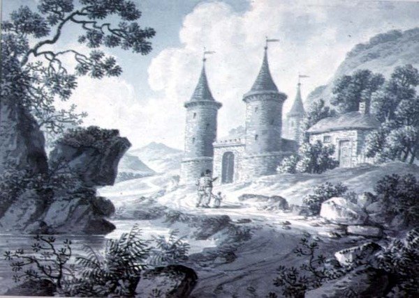 Náčrtky krajiny od Joseph Francis Burrel