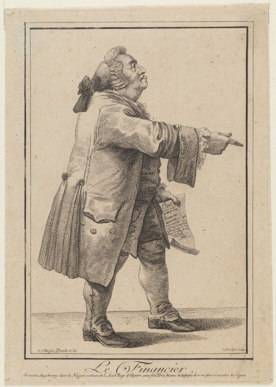 Finančník Finančník, 1784 od Joseph Franz Goez von