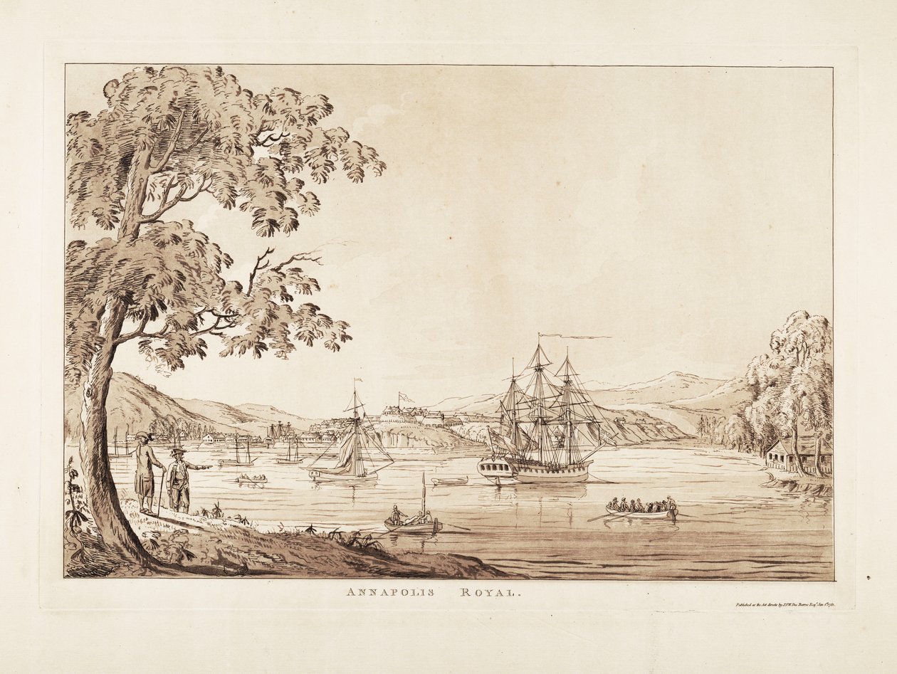 Annapolis Royal od Joseph Frederick Wallet DesBarres