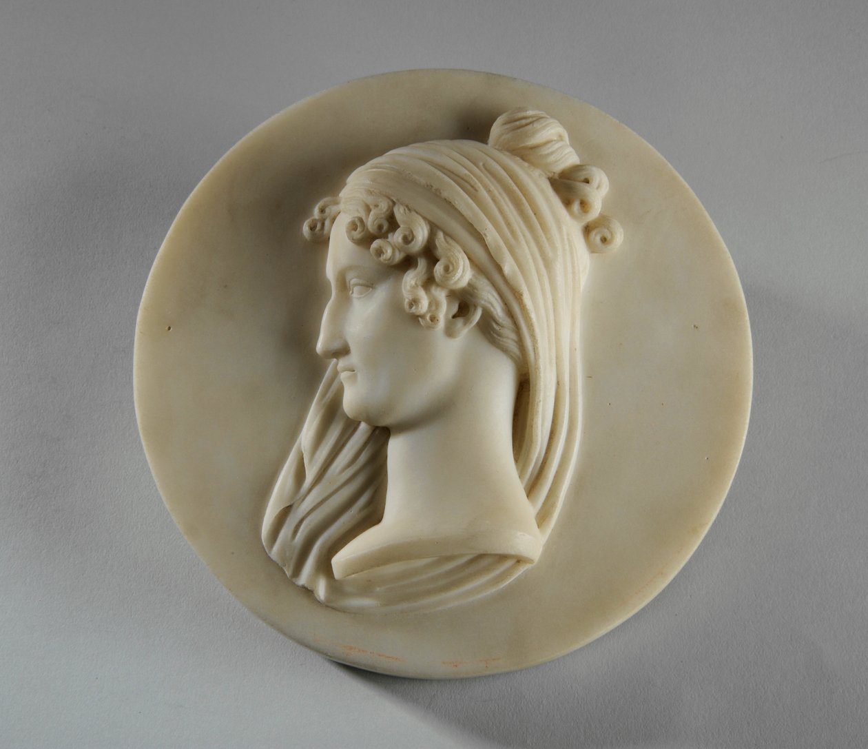 Medailonový portrét paní Elizabeth Allan od Joseph Gott