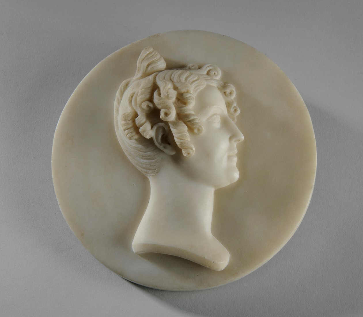 Medailonový portrét Harriet Gottové od Joseph Gott