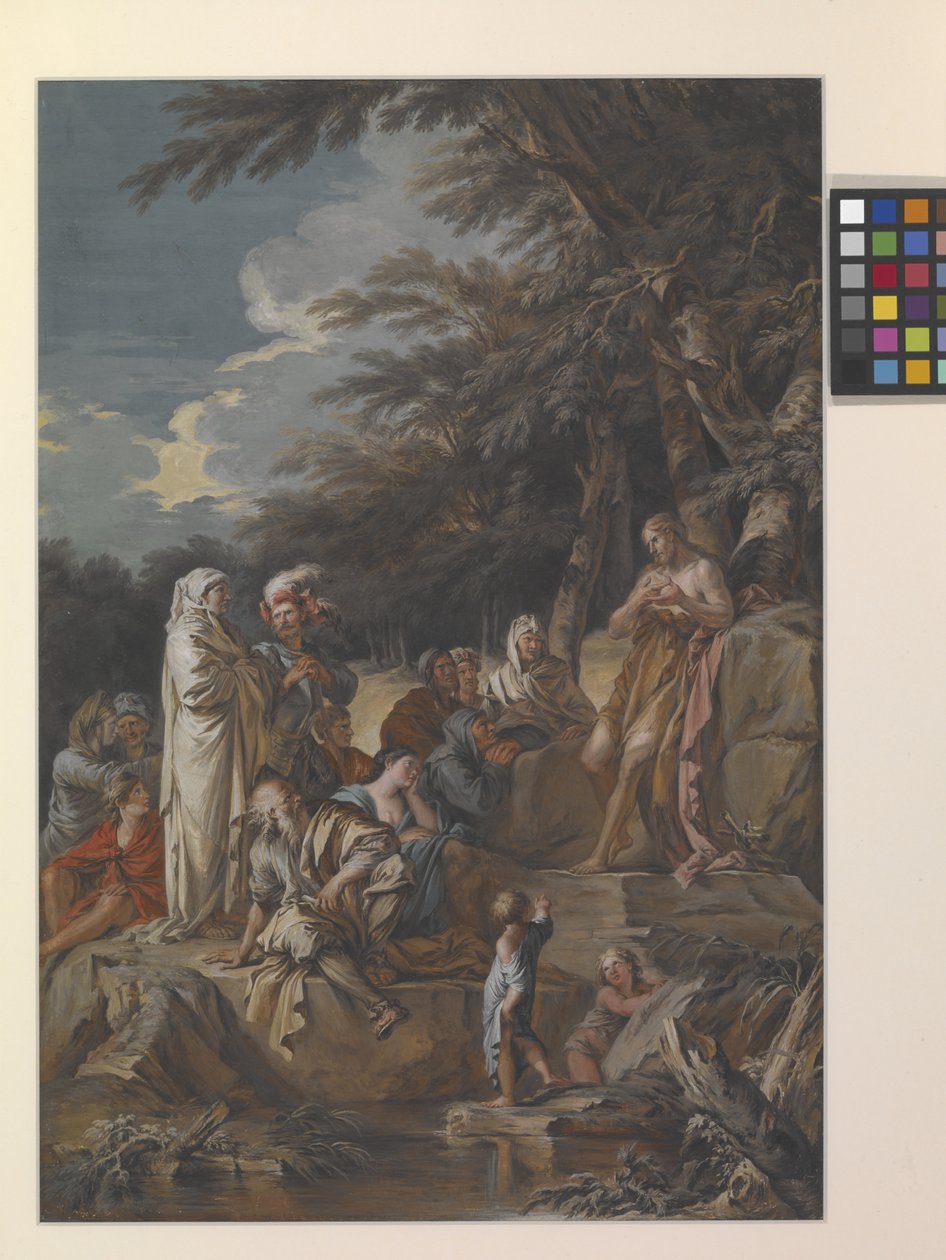St. John Kázání V Divočině od Joseph Goupy