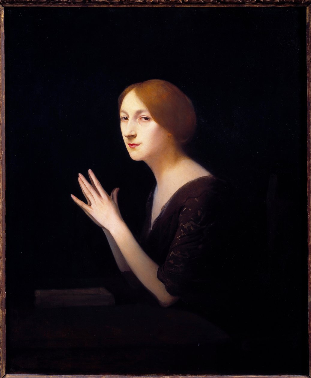 Portrét Marguerite Moreno (1871-1948), herečka francouzské komedie Malba Josepha Granieho (1861-1915) 1899 Ne. 0,56x0,46 m Paříž, Musee d