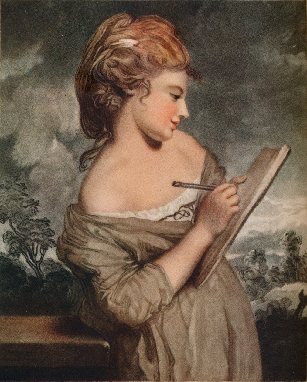 Elizabeth Deane, design, c1794 od Joseph Grozer