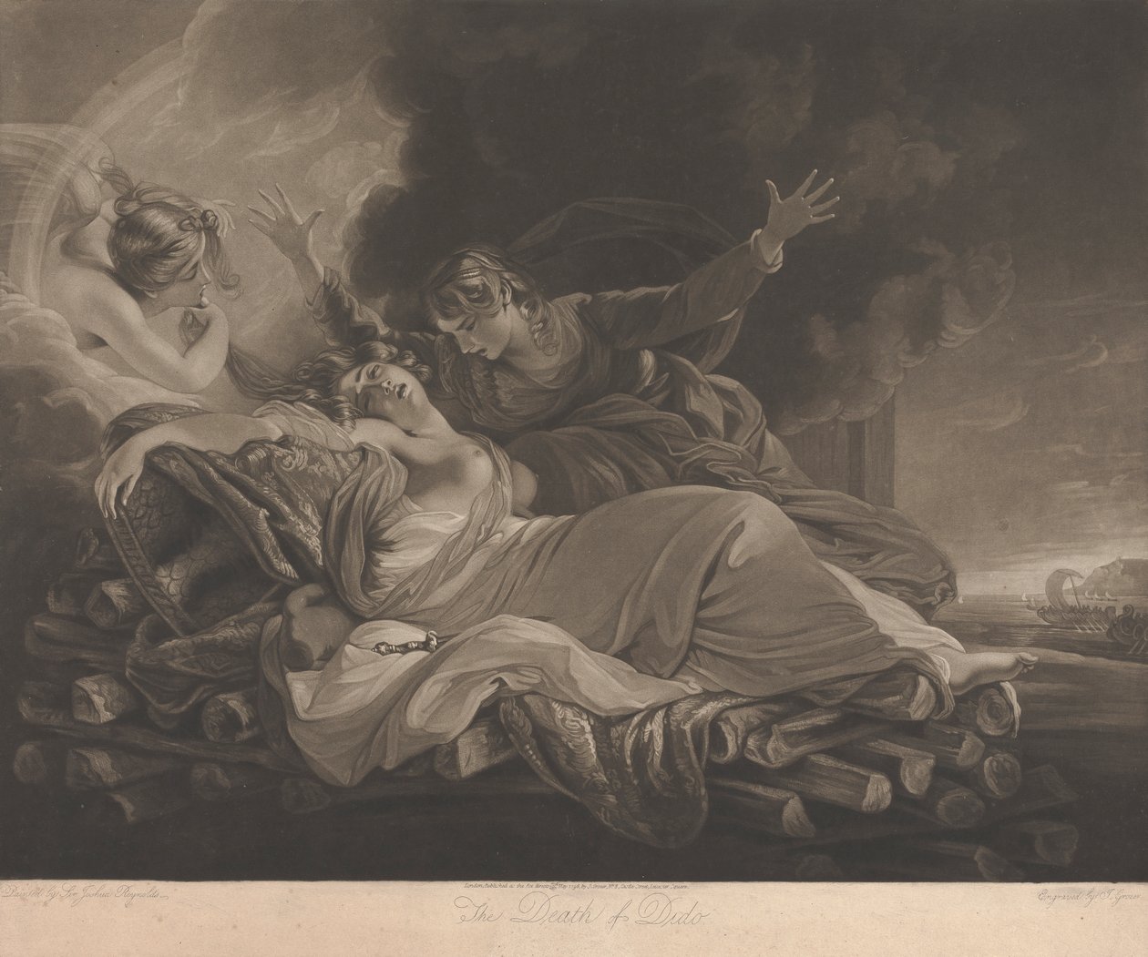 Smrt Dido od Joseph Grozer