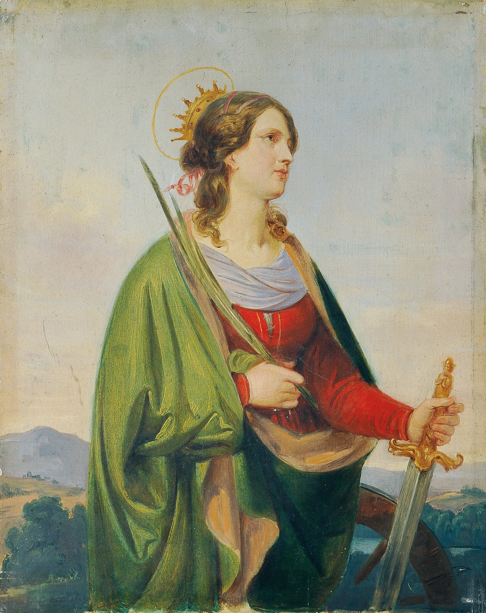Svatá Kateřina od Joseph Hasslwander