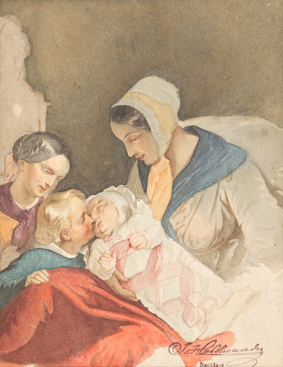 mateřské štěstí od Joseph Hasslwander
