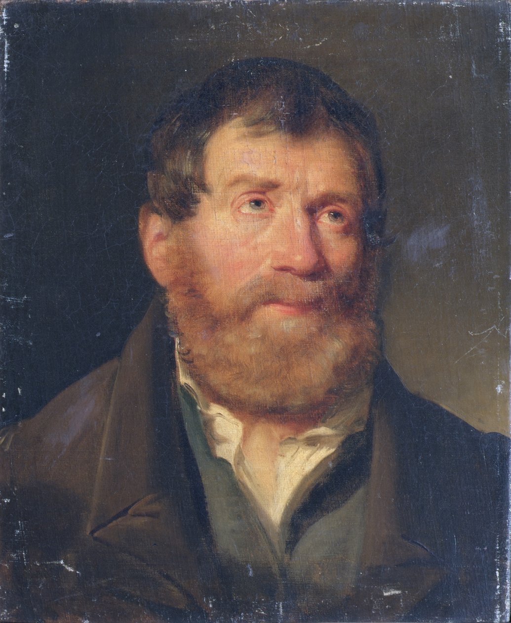 Studie mužské hlavy od Joseph Hasslwander