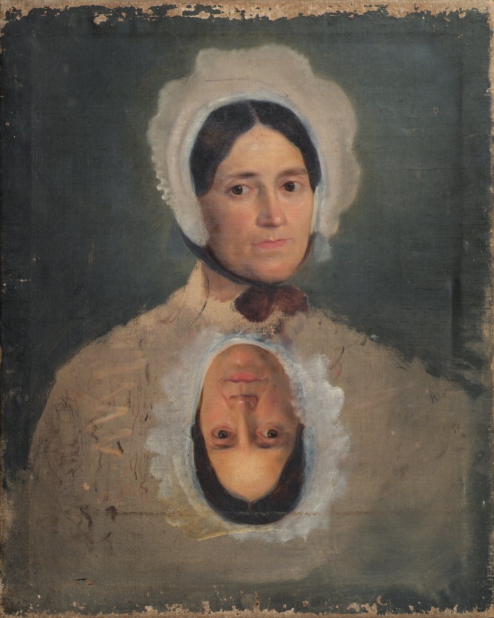 Dvě studie hlavy ženy od Joseph Hasslwander