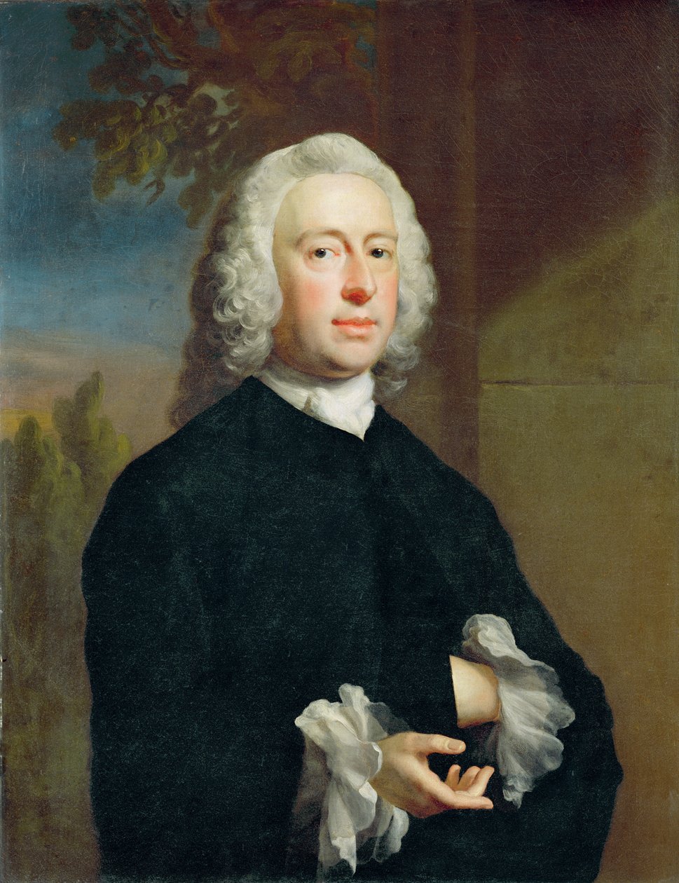Neznámý muž v černém, 1735 od Joseph Highmore