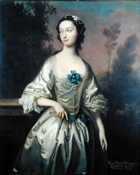 Portrét Frances Maria Fountayne (olej na plátně) od Joseph Highmore